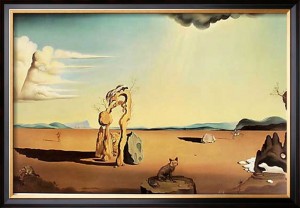 LA FEMME NUE DANS LE DESERT-1